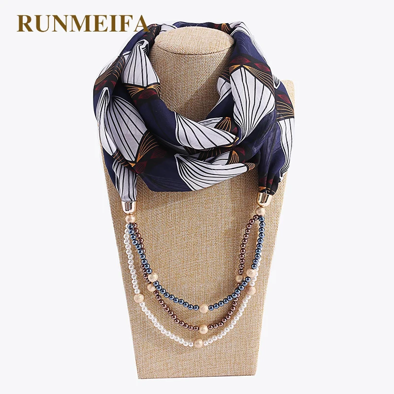 RUNMEIFA ювелирное изделие летние новые женские шарфы для девочек роскошные дамские