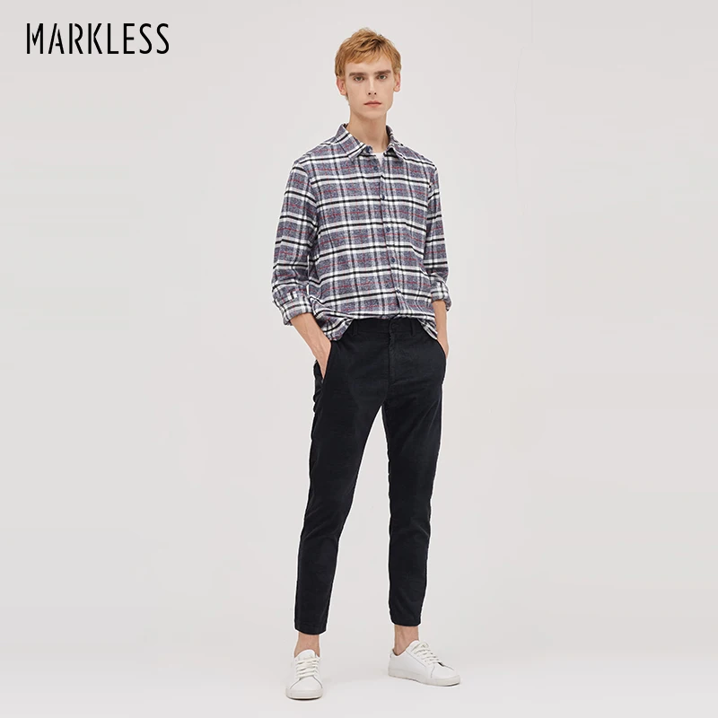 Мужские брюки карандаш без наценки повседневные зауженные Новинка осени 2018