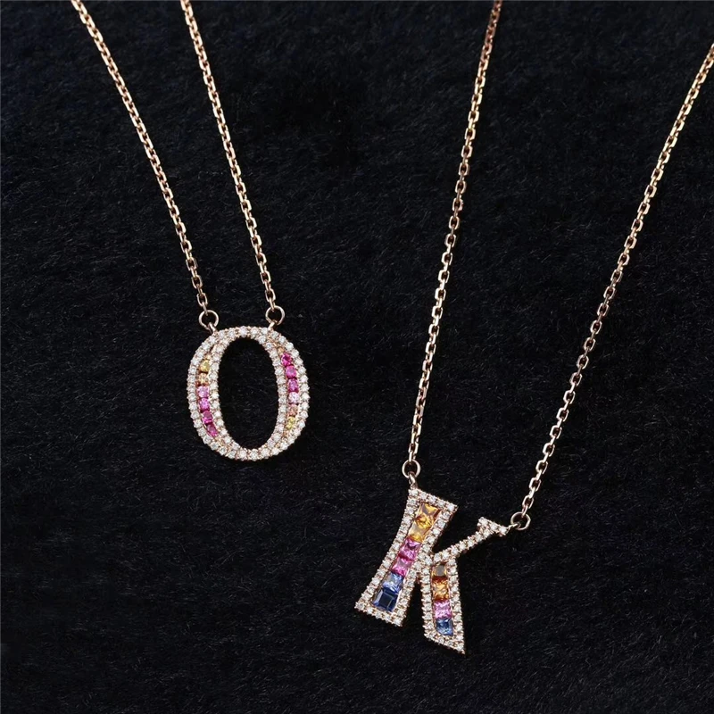 Aazuo 18K розовое золото натуральный цветной драгоценный камень настоящий бриллиант