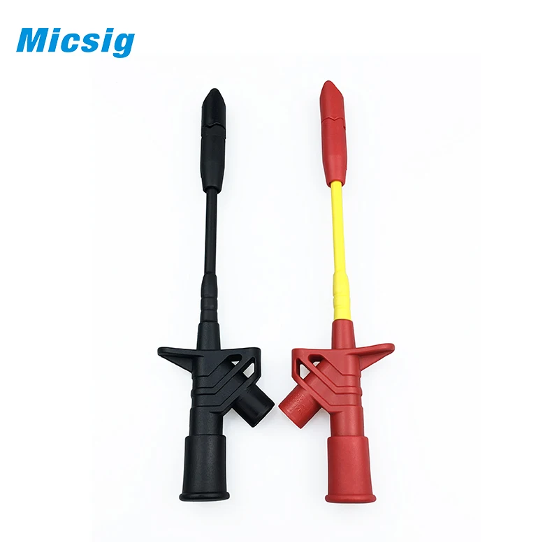 1 пара изолированные Щупы для быстрого пирсинга с пружинной нагрузкой |