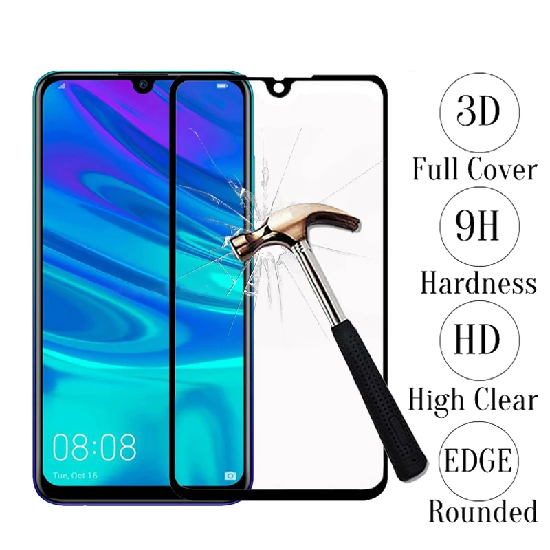 Защитное закаленное стекло для Huawie P Smart Plus, полное покрытие экрана, Защитное стекло для huawei P9 P8 Lite, анти-осенняя пленка