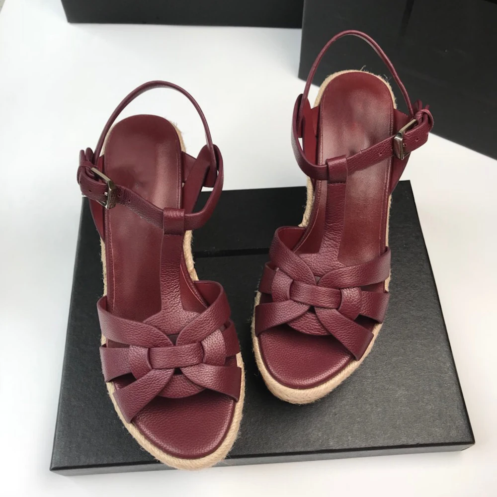 Женские босоножки женская обувь для вечеринок из натуральной кожи с ремешком на