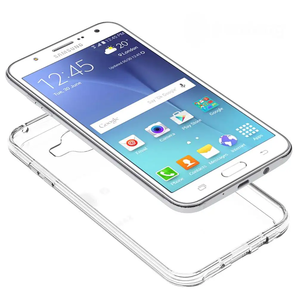Чехол для Samsung Galaxy J7 NXT Neo противоударный силиконовый гибридный жесткий