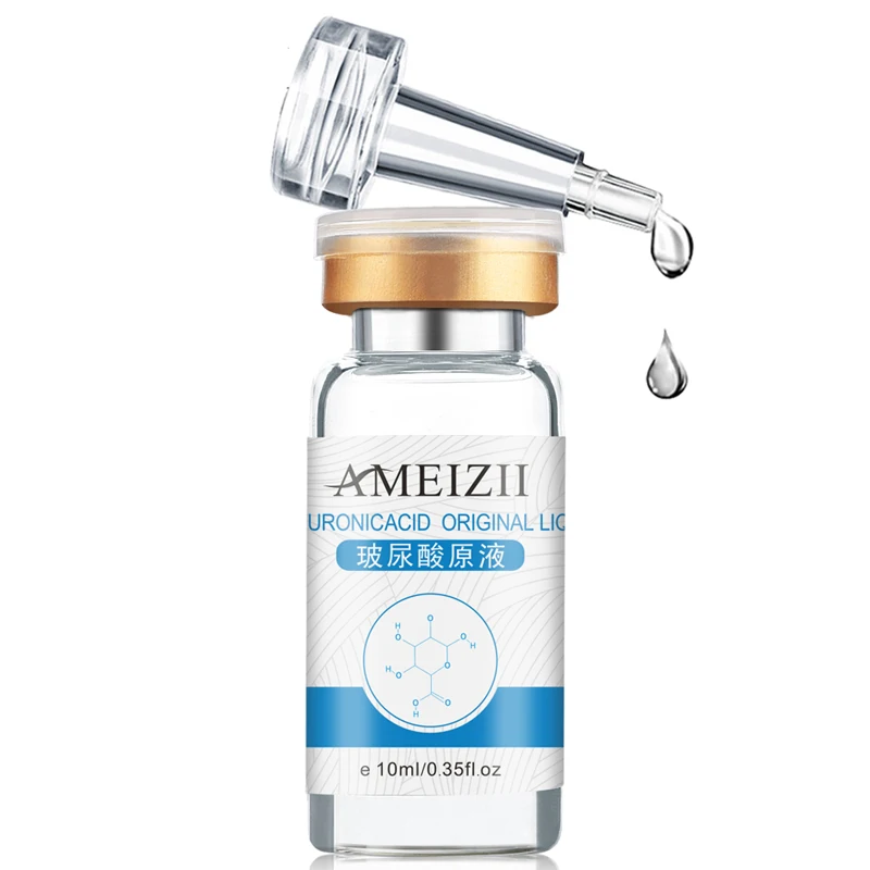 AMEIZII, экстракт улитки, гиалуроновая кислота, сыворотка, увлажняющая, отбеливающая, подтягивающая эссенция, Антивозрастная, уход за кожей лица, ремонт, 1 шт - Вес нетто: Hyaluronic Acid