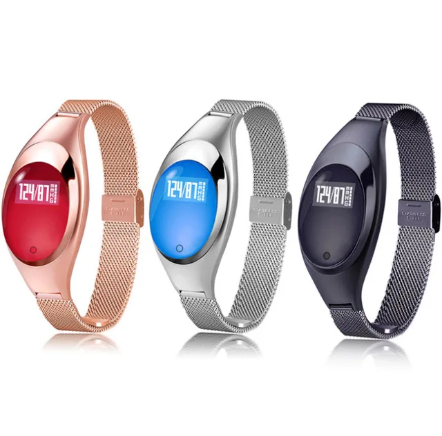 Jakcom Z18 Smart Bracelet Band Blood Oxygen Heart Rate Call Reminder Luxury Fashion Smartband Wristband Wrist Watch for Women |