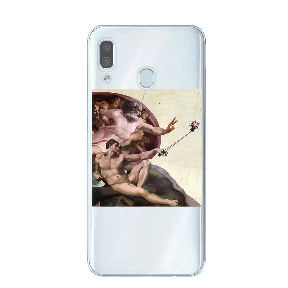 Чехол для телефона в винтажном стиле статуя Давида для Samsung A10 A20 A30 A40 A50 A60 A70 A80 A6 A8 A7 A9 Plus Мона Лиза Ван Гог Забавный чехол - Цвет: T5601