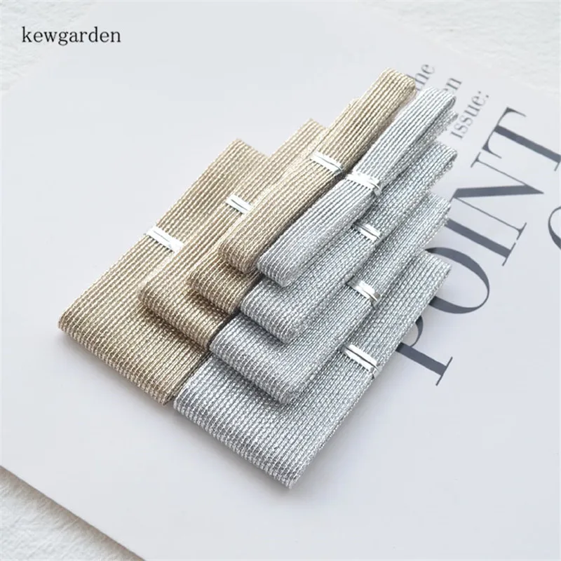 Золотая Серебряная сетчатая лента Kewgarden 38 25 16 9 мм сделай сам бант для волос серьги