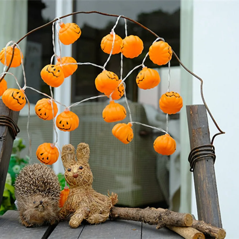 10 ~ 40 светодиодный висит Хеллоуина тыквы строки фонари лампы для DIY Главная