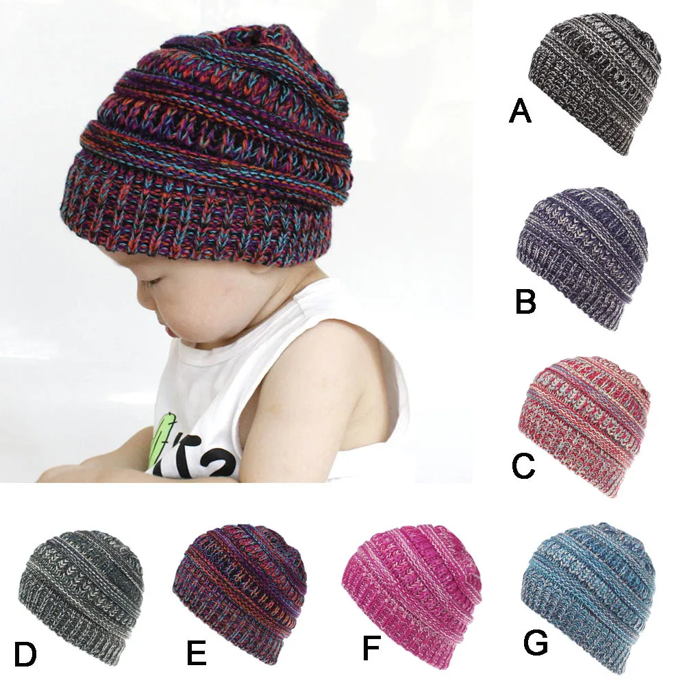 Зимняя шапка для малышей Младенческая шапочка шапки маленьких мальчиков и