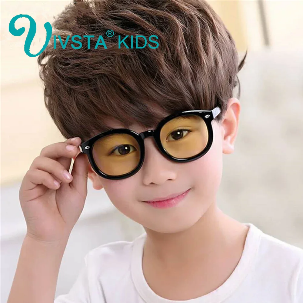 Круглые детские очки IVSTA с защитой от синего излучения для компьютера игровые