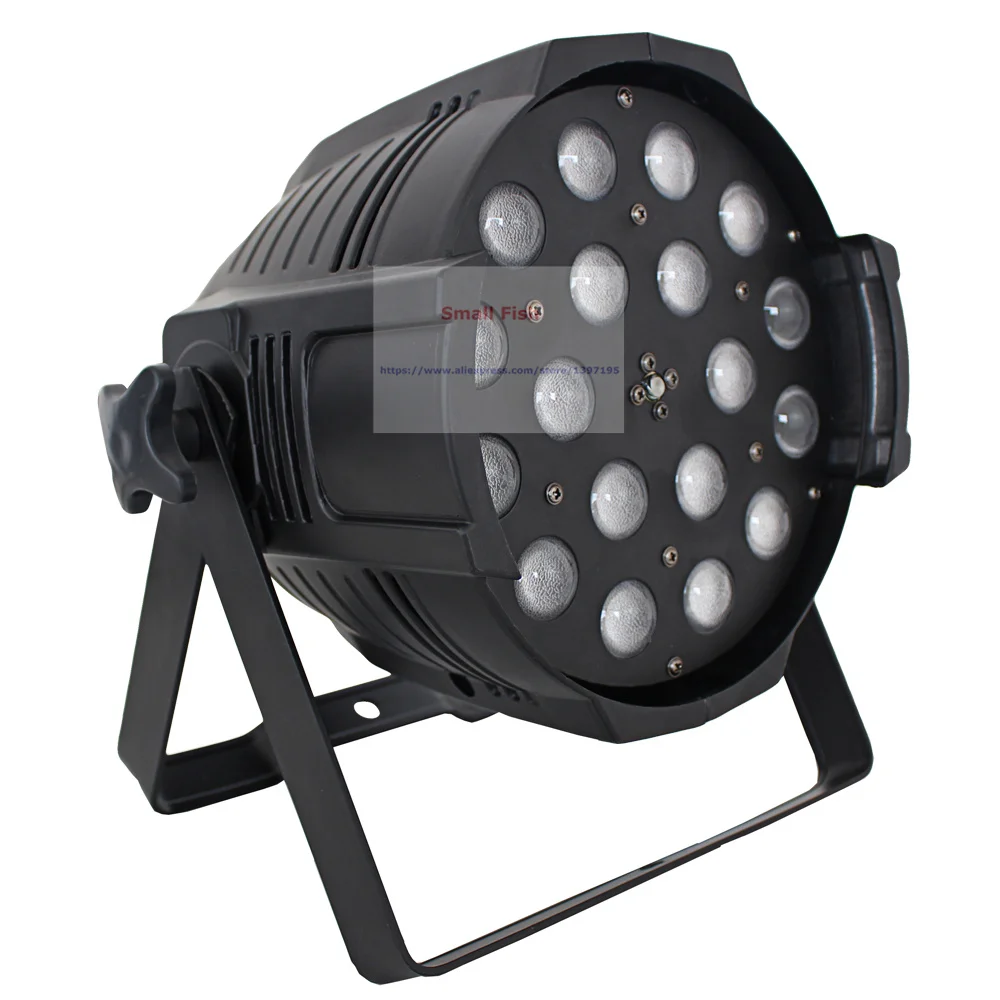 2xlot LED Par Light 18X10W 4IN1 RGBW EU/US Plug 5/6/7/8/13CH Zoom Lights DMX сценическое освещение Dj Disco Wash Lights|effect