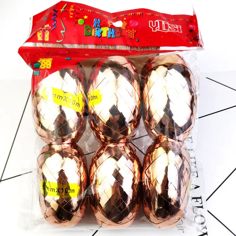 6pcs Rose Ribbon 15 шт. 12 дюймов металлический Агат блесток воздушный шар набор мраморный шар День рождения украшение день Святого Валентина Свадьба конфетти шар - Цвет: 6pcs Rose Ribbon
