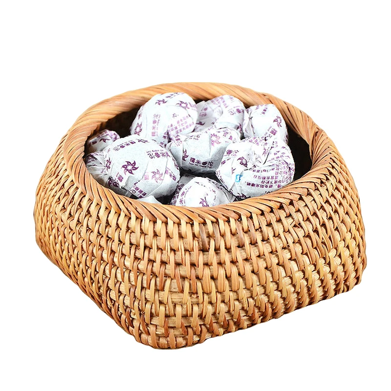 Ручная работа вязанная банка для конфет чистые коробки хранения плетеная