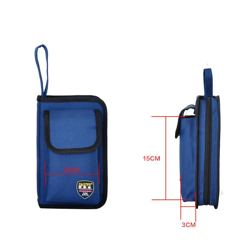 Маленький размер комплект с жесткой пластиной Набор сумок для инструментов