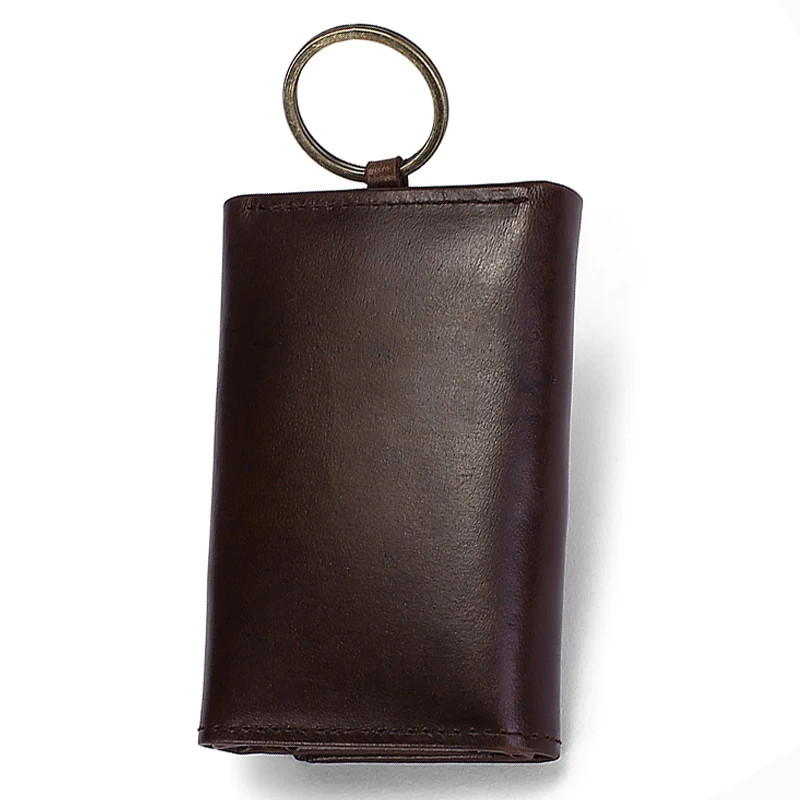 WESTAL из натуральной кожи Для мужчин Key Holder Организатор кошелек кожаный брелок