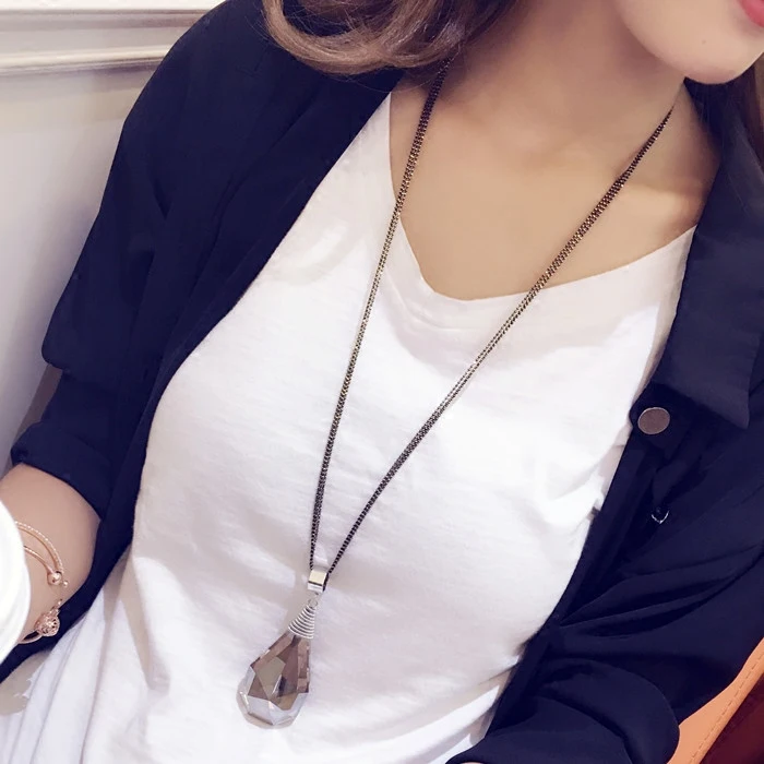 2016 Новая Женская длинная цепь для свитера универсальная с подвеской | Украшения и