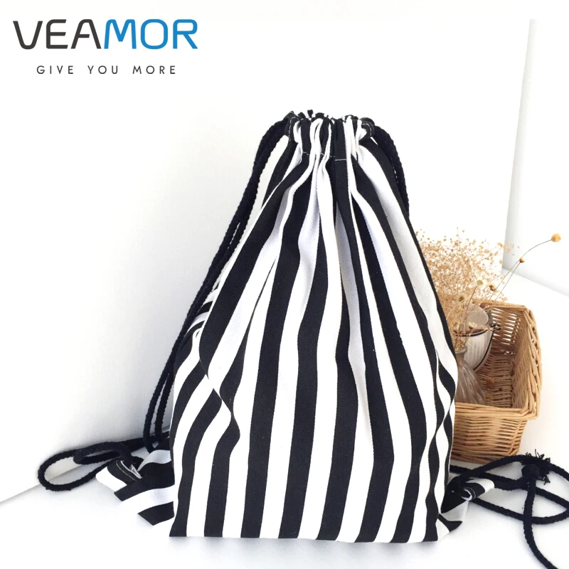 VEAMOR/сумки для девочек ручная работа дорожная парусиновая обувь сумки на шнурке