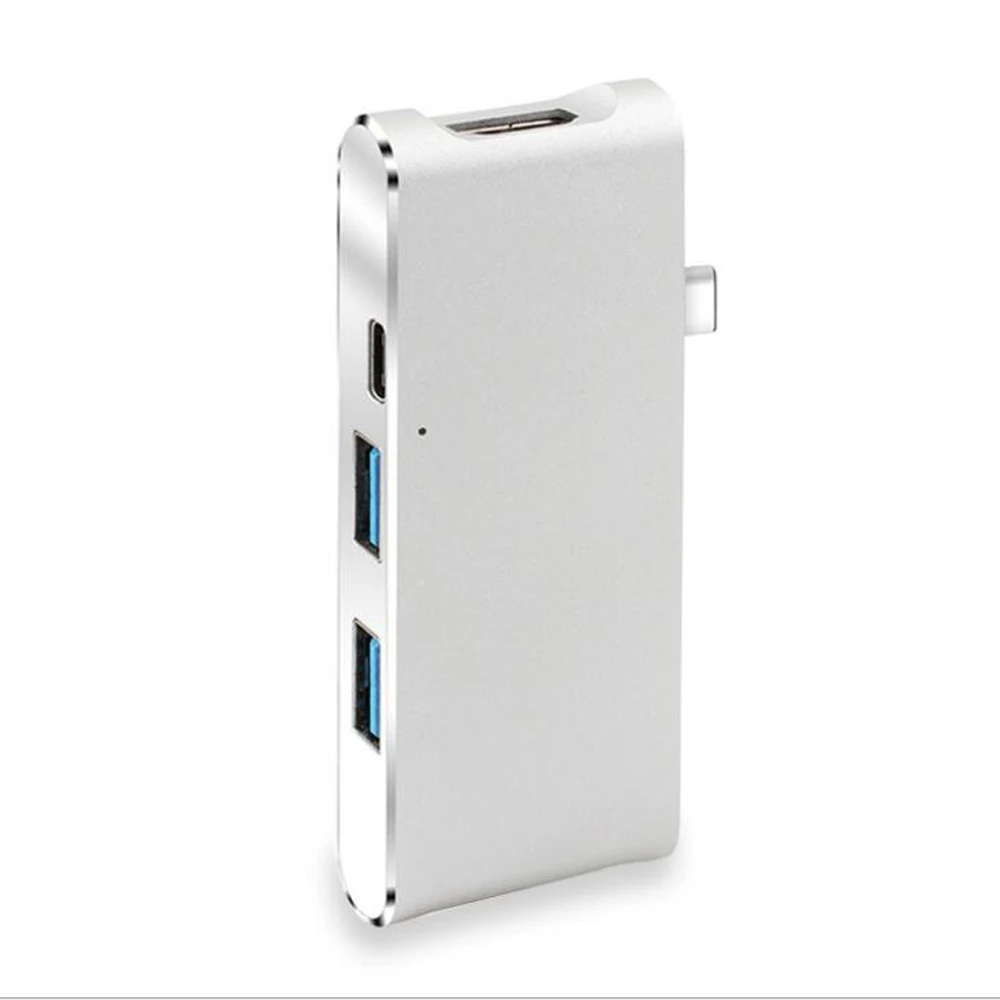 10 шт./лот 6 в 1 USB 3 Type C 4K HDMI 0 SD TF кардридер концентратор зарядный адаптер для MacBook Pro