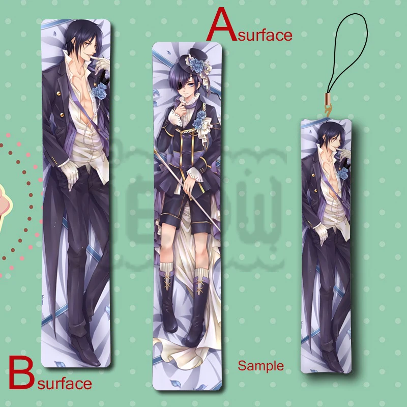 Черный Батлер & Ciel Phantomhive аниме мини Dakimakura брелок подушка подвесное украшение для