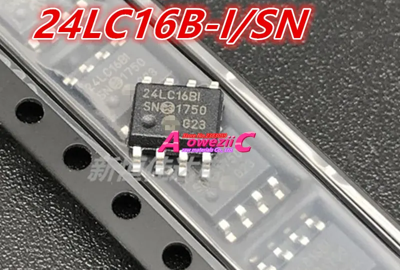 

Aoweziic 2019+ 100% new imported original 24LC16B-I/P 24LC16B-I-P DIP-8 24LC16B-I/SN 24LC16B-I-SN SOP-8 Memory chip
