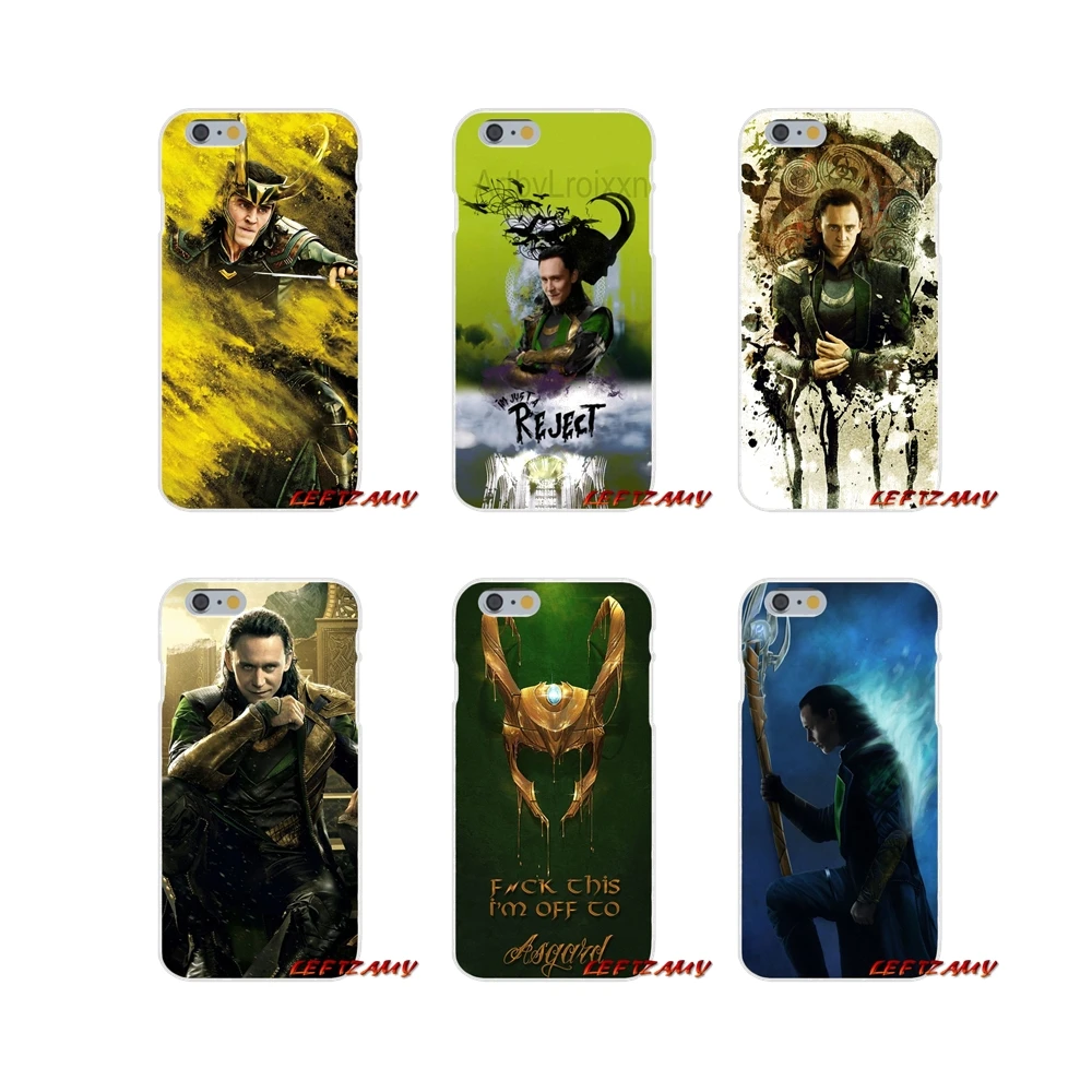 For iPhone X XR XS MAX 4 4S 5 5S 5C SE 6 6S 7 8 Plus ipod touch Accessories Phone Shell Covers Marvel Hero Loki | Мобильные телефоны