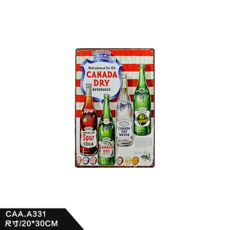 &quotПивная реклама&quot 20*30 см винтажная металлическая живопись оловянные знаки бар