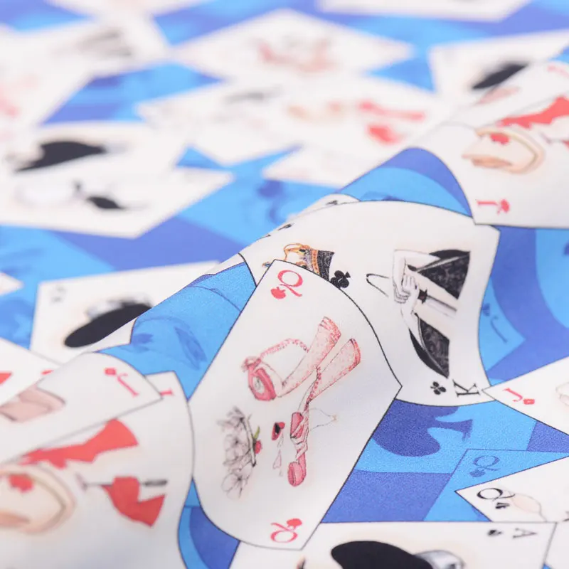 Бесплатная доставка! Шелк крепдешин шелк ткань последние струйная 100% оптовая