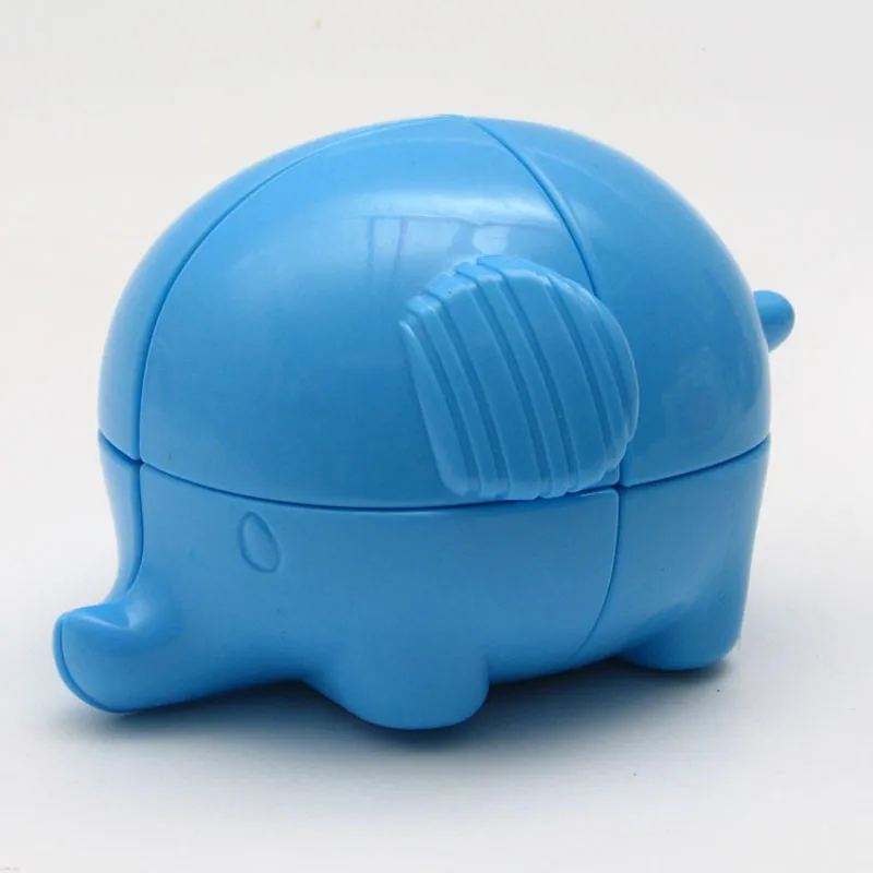 2x2 магический куб &quotСлон&quot Головоломка Куб мозг сложная игрушка Синий Розовый