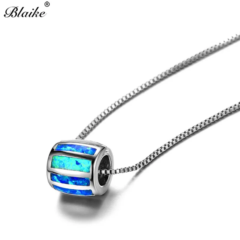 Blaike мистический огненный цилиндр подвески для женщин мужчин серебро 925 пробы