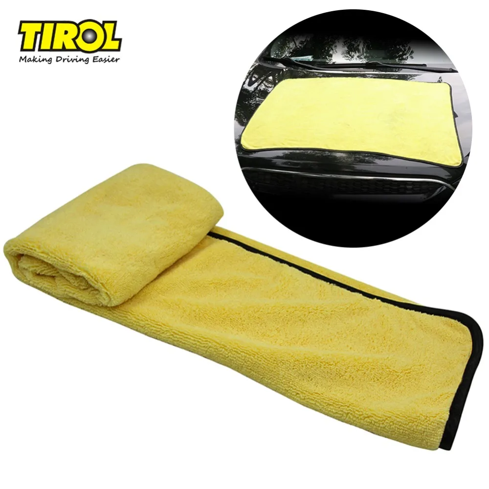 TIROLT22453a Super Big Microfiber Car Cleaning Towel 92*56cm Two Color Multifunctional Wash Cloth Free Shipping | Автомобили и