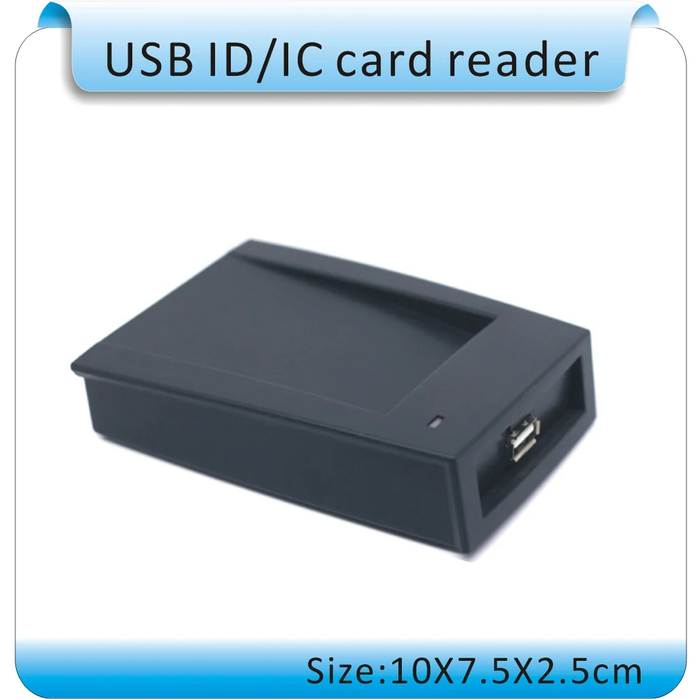 

The most simple T5577/ EM4305 125KHZ card copier/ Duplication USB port Avoid driving English software+5 pcs cards