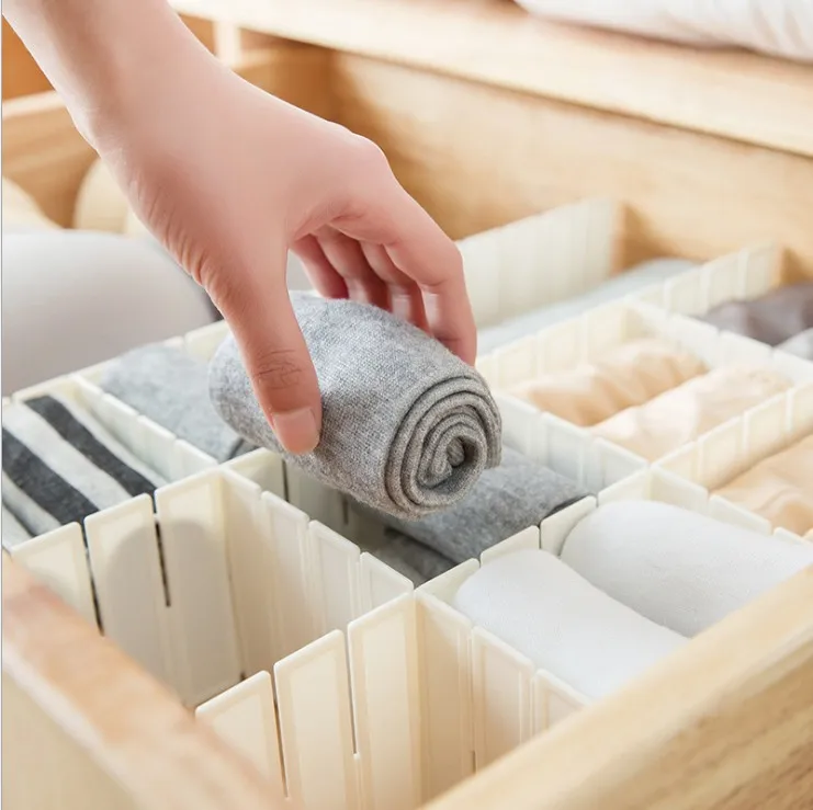 Пластиковый сортировочный выдвижной ящик комбинация разделов DIY классификация