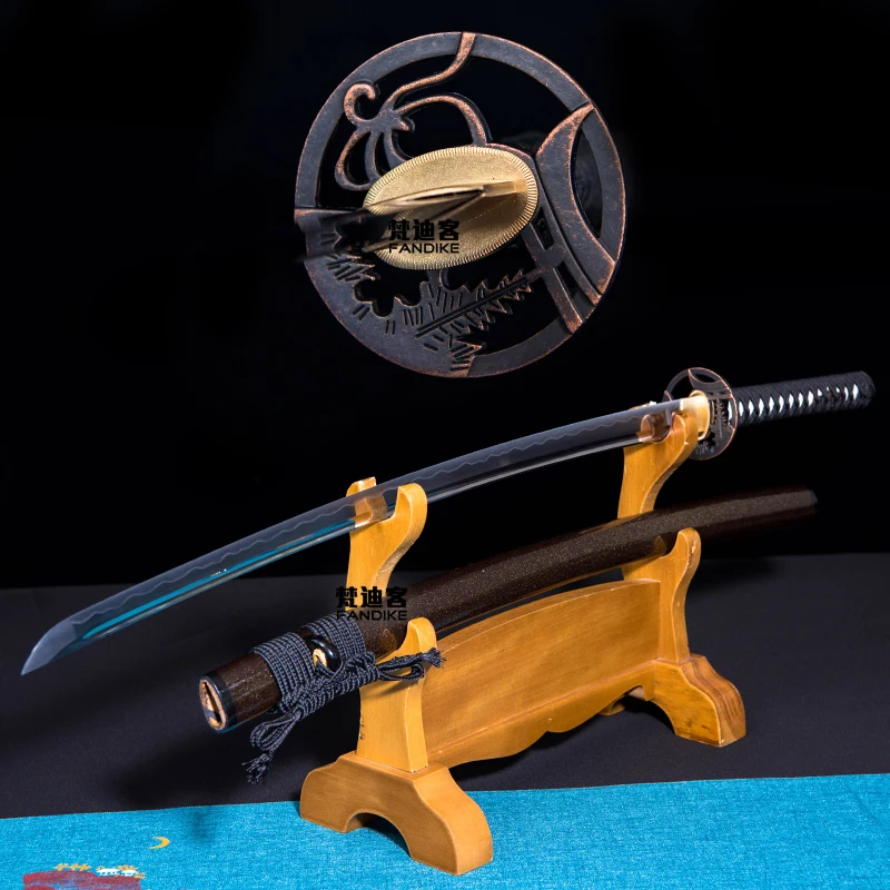 

HANDMADE JAPANESE SAMURAI KATANA SWORD HIGH CARBON STEEL FULL TANG SHARP carbon steel japane se samurai real sharp