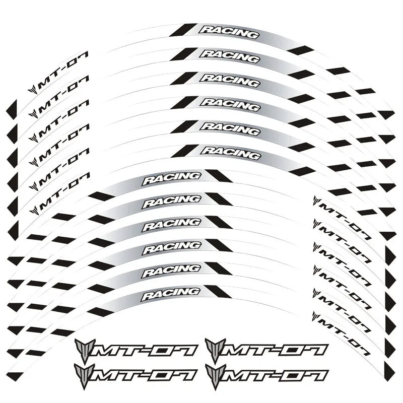 Наклейки на передние и задние колеса мотоцикла наклейки внешний обод