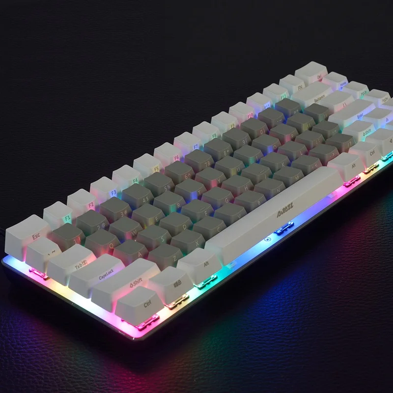 Ajazz AK33 боковые резные колпачки для ключей 82 клавиши панель из сплава USB Проводная