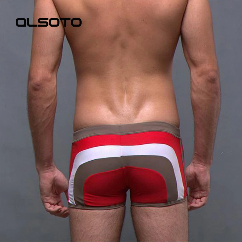 Летние плавательные шорты для мужчин сексуальный купальник мужские костюмы