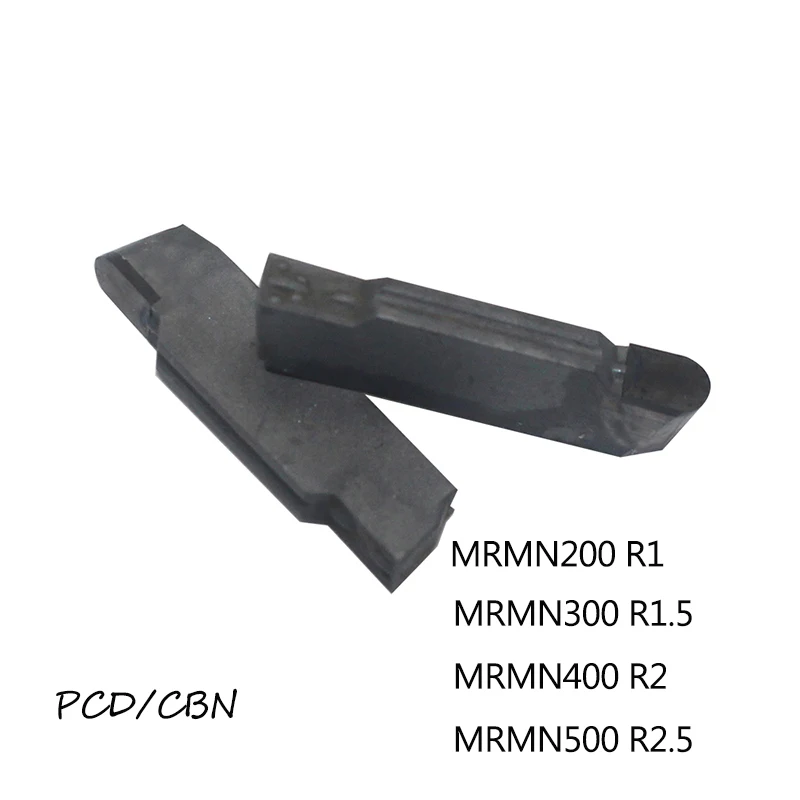 2 шт. MRMN200 R1 MRMN300 R1.5 MRMN400 R2 MRMN500 R2.5 PCD CBN вставки Алмазная вставка для токарного станка