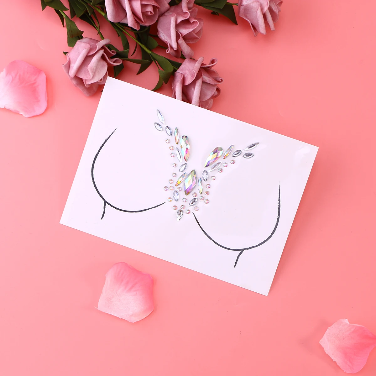 Кристальные Стикини Весна Осень Акриловые бриллианты наклеивающиеся