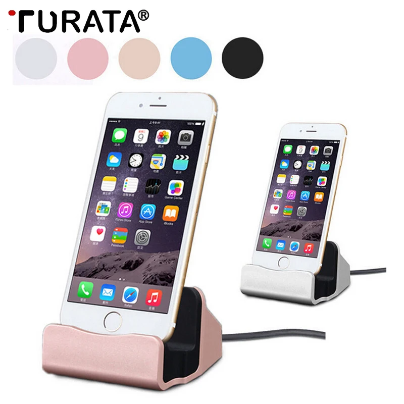 Базовая зарядная док станция Turata для iphone X USB 3 1 Подставка зарядки подставка 6 S 7 8