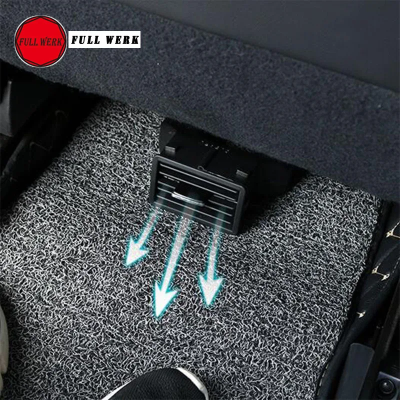 

ABS Car Back Seat Air Conditioning Outlet Air Vent Extension Tube Blind for Subaru Forester XV Outback BRZ Modified Accessories