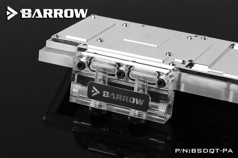 Курган BSDQT-PA многофункциональный акриловый изменение направления l-типа GPU Блок мост для Барроу GPU воды блок Ремонт