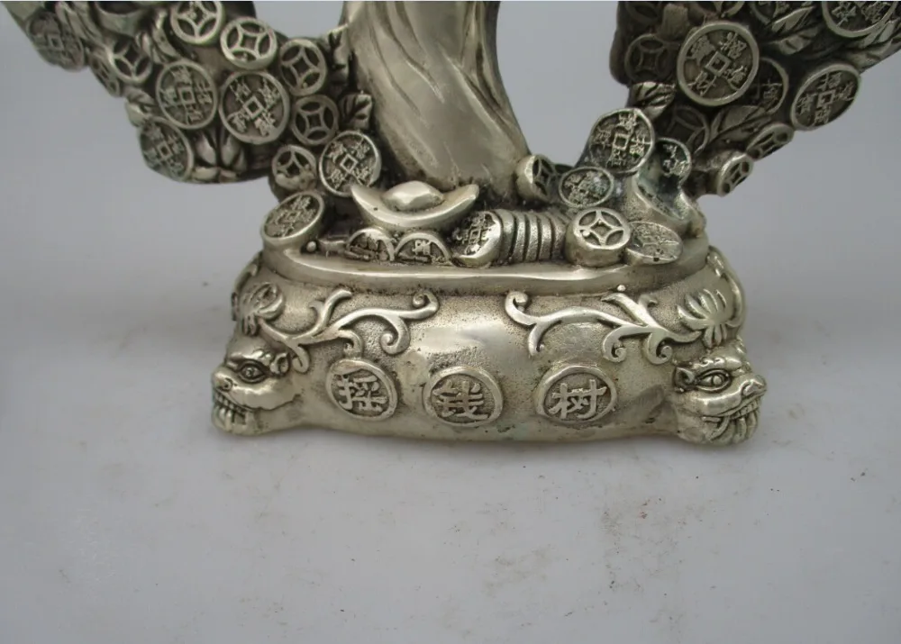 Коллекционная декорированная старинная ручная работа тибетская Серебряная