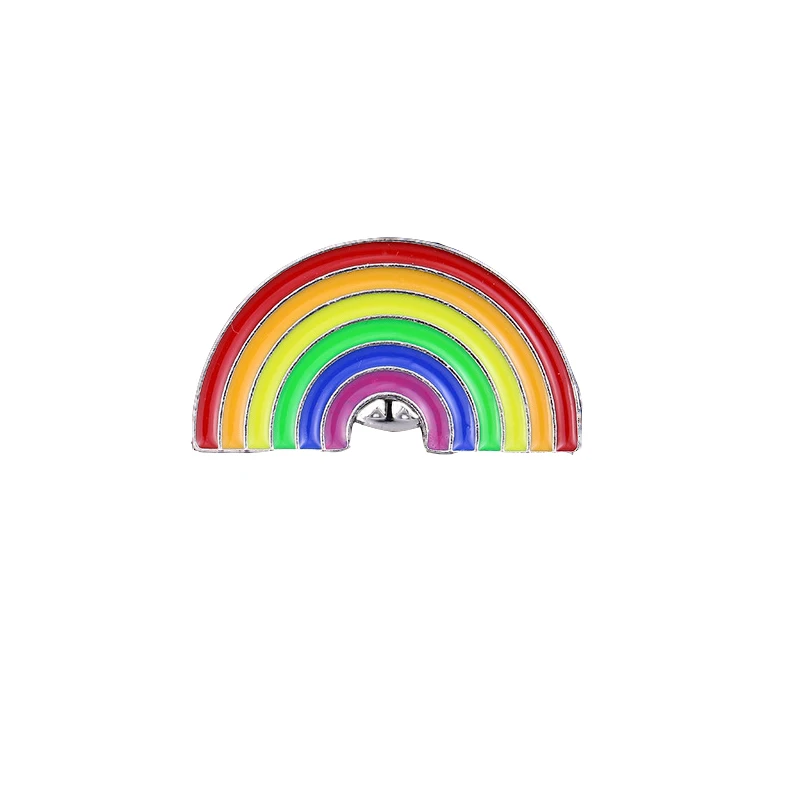 Модные Радуга леди брошь мультфильм творческий воротник булавки сумка шляпа