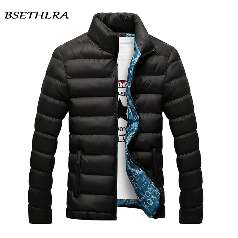 Мужская стеганая куртка BSETHLRA повседневная приталенная ветровка из хлопка