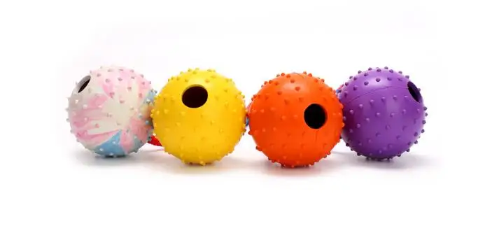 2017 резиновый жевательный мяч для собак игрушки жевания чистки зубов игрушка