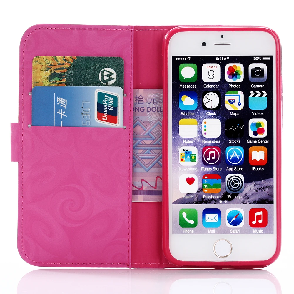 Quicksand Wallet Wine Glass чехол для iphone 5 5S SE 6 6s 7 8 plus роскошный модный подставка