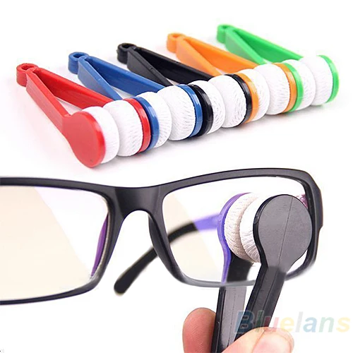 

Mini Portable Glasses Eyeglasses Sunglasses Spectacles Microfiber Cleaner Brush