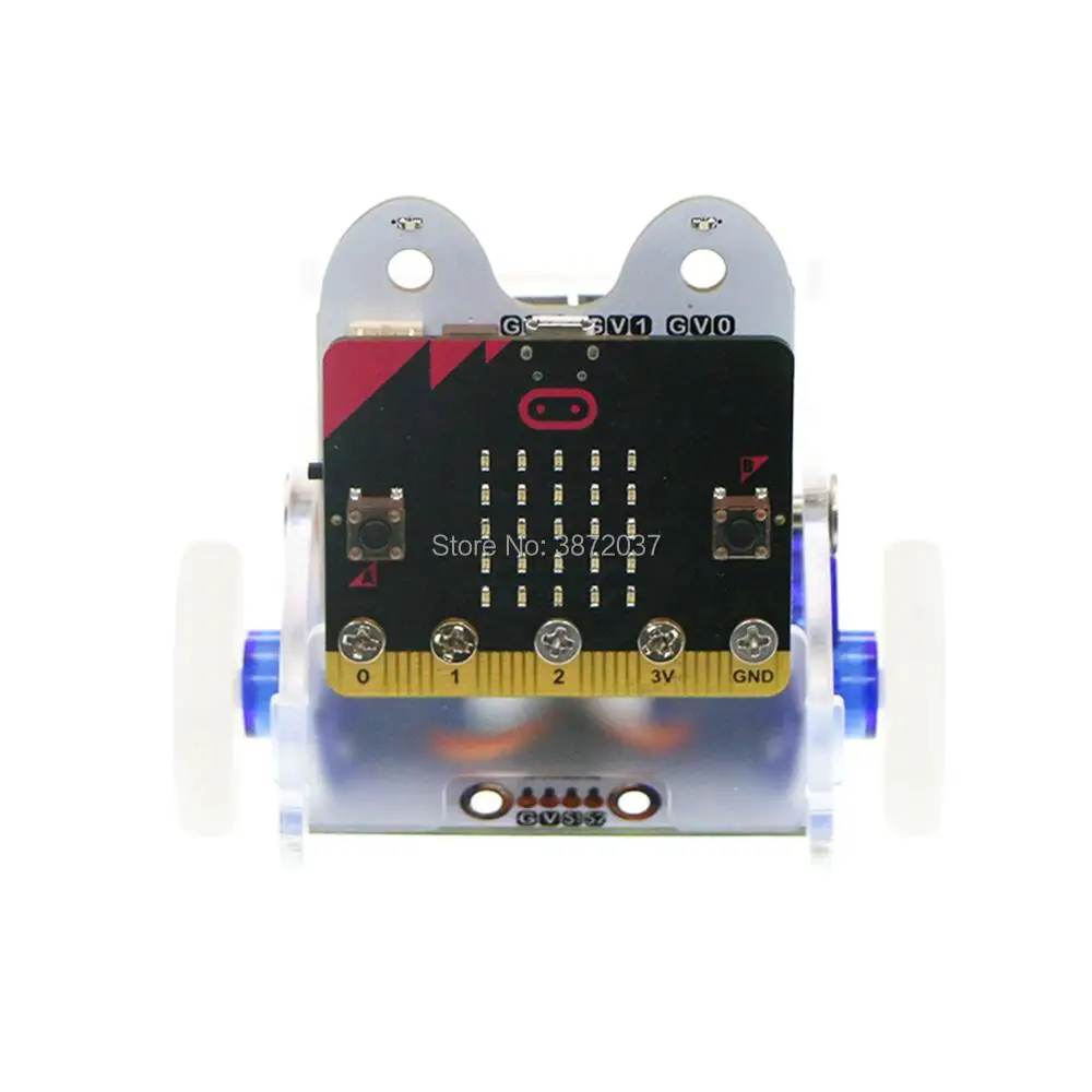 DIYamll кольцо: bit car v2 для micro:bit (без micro:bit) маленькая смарт машина DIY|Модули умного