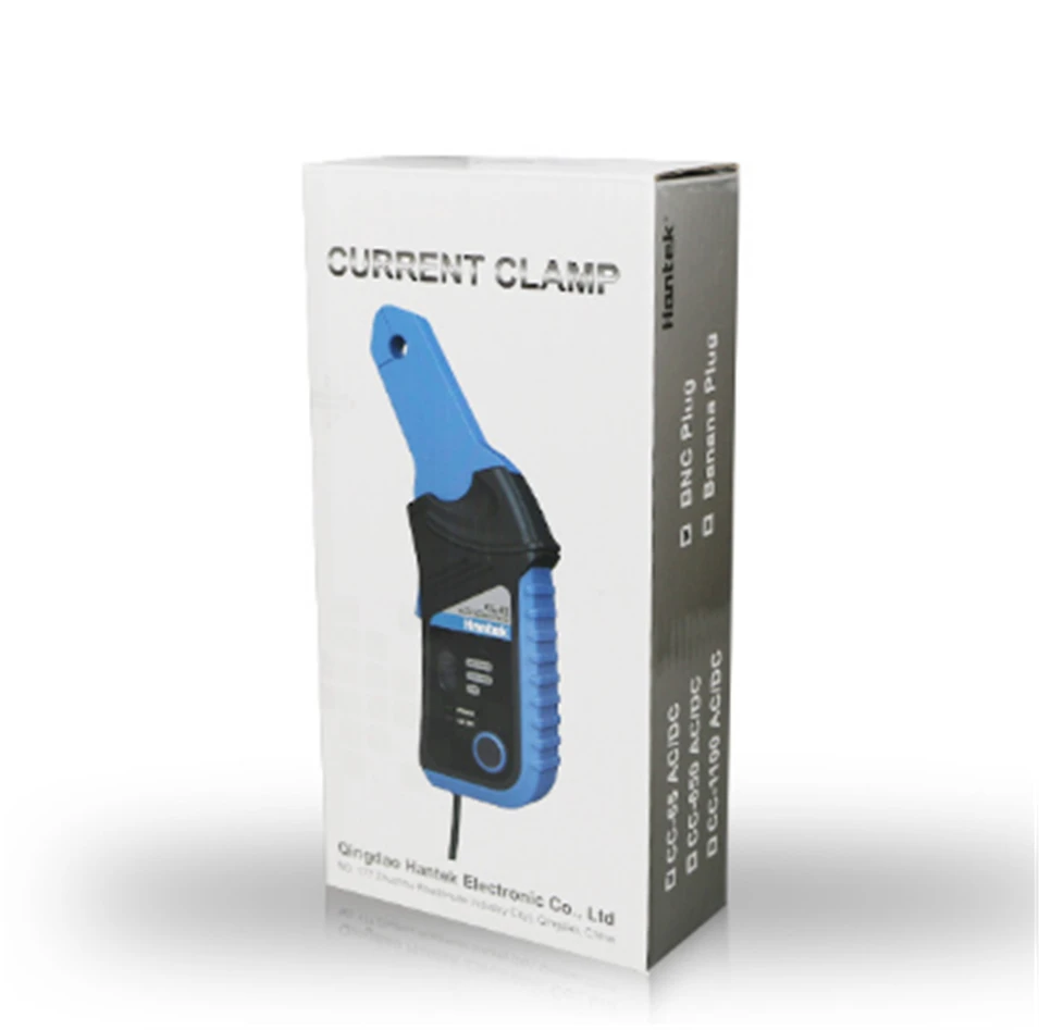 

Hantek CC-65 AC/DC Current Clamp meter Multimeter with BNC Connector 20kHz Bandwidth 1mV/10mA 65A Factory direct sales