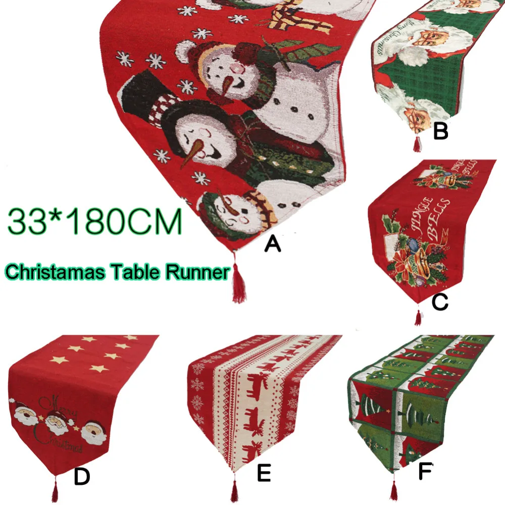 Meijuner Новогодняя Рождественская настольная дорожка Рождественское украшение